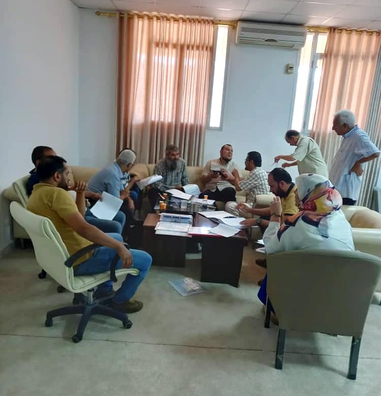 Today, Wednesday, August 30, the quality culture dissemination team at Sabratha University
