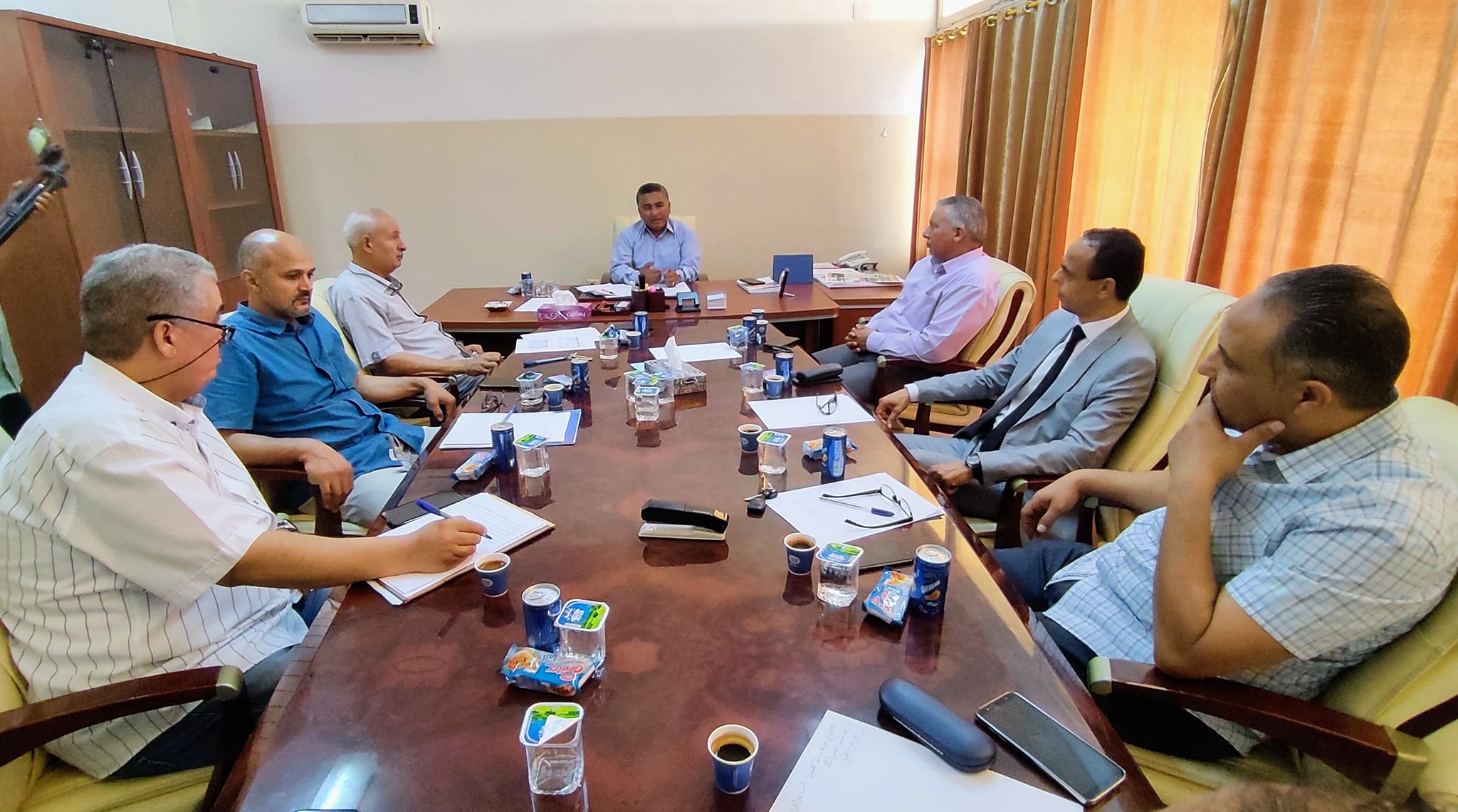 A joint meeting between Sabratha University and the Libyan Academy for Postgraduate Studies - Sahel Branch A
