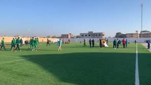 انطلاق المبارة النهائية لبطولة الجامعات الليبية الأولى لكرة القدم الخماسية لأعضا