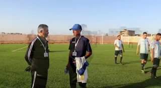 من حفل افتتاح بطولة الجامعات الليبية الأولى لكرة القدم الخماسية لأعضاء هيئة التد